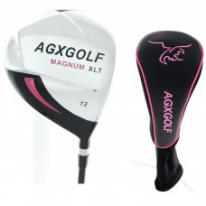 AGXGOLF GIRLS RIGHT HAND MAGNUM XLT 12° DRIVER wGRAPHITE SHAFT & HEAD COVER